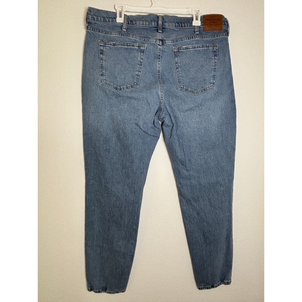 Abercrombie & Fitch 90s Vintage Stretch Slim Jeans Blue Mens 40x30 Medium Wash